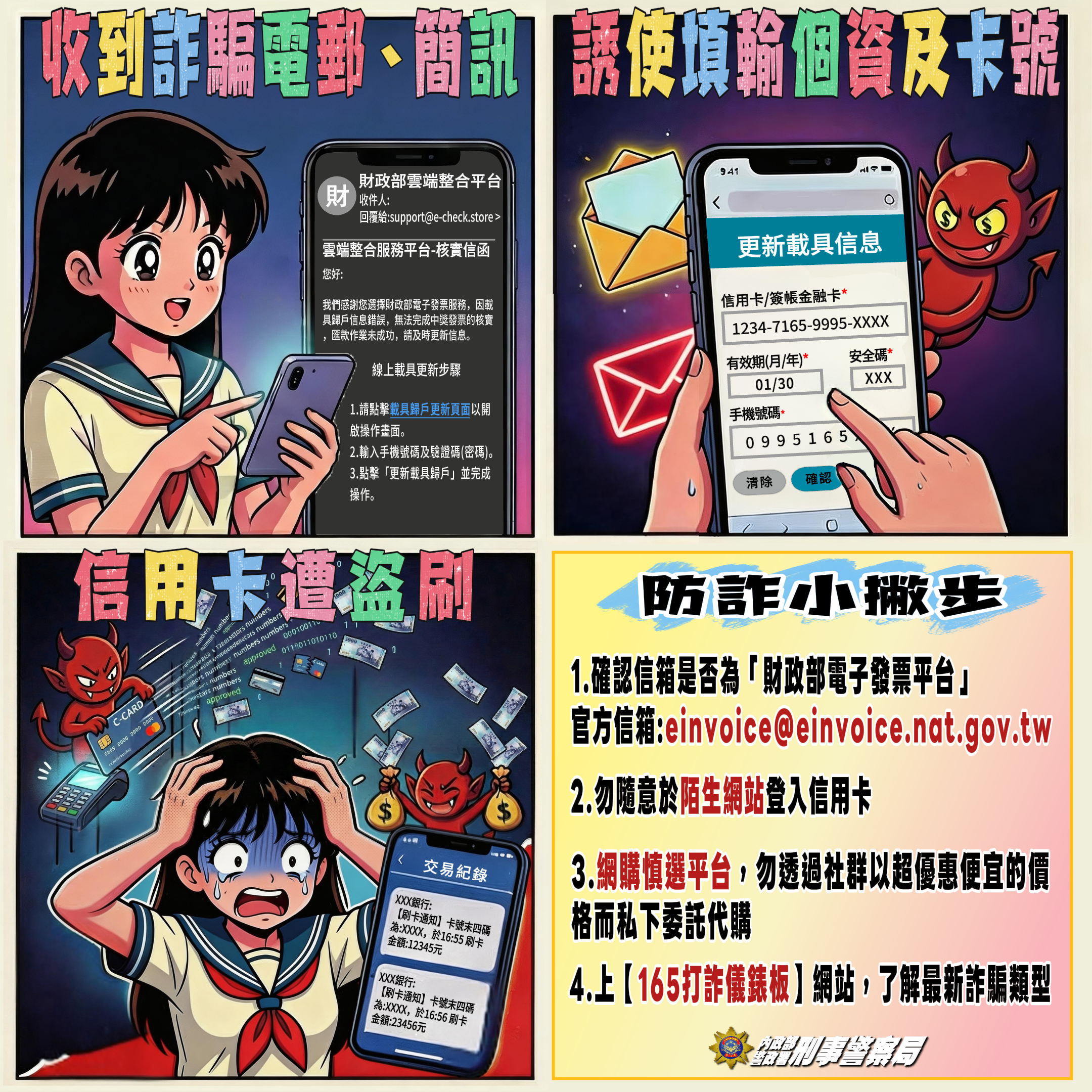 發票中獎通知詐騙