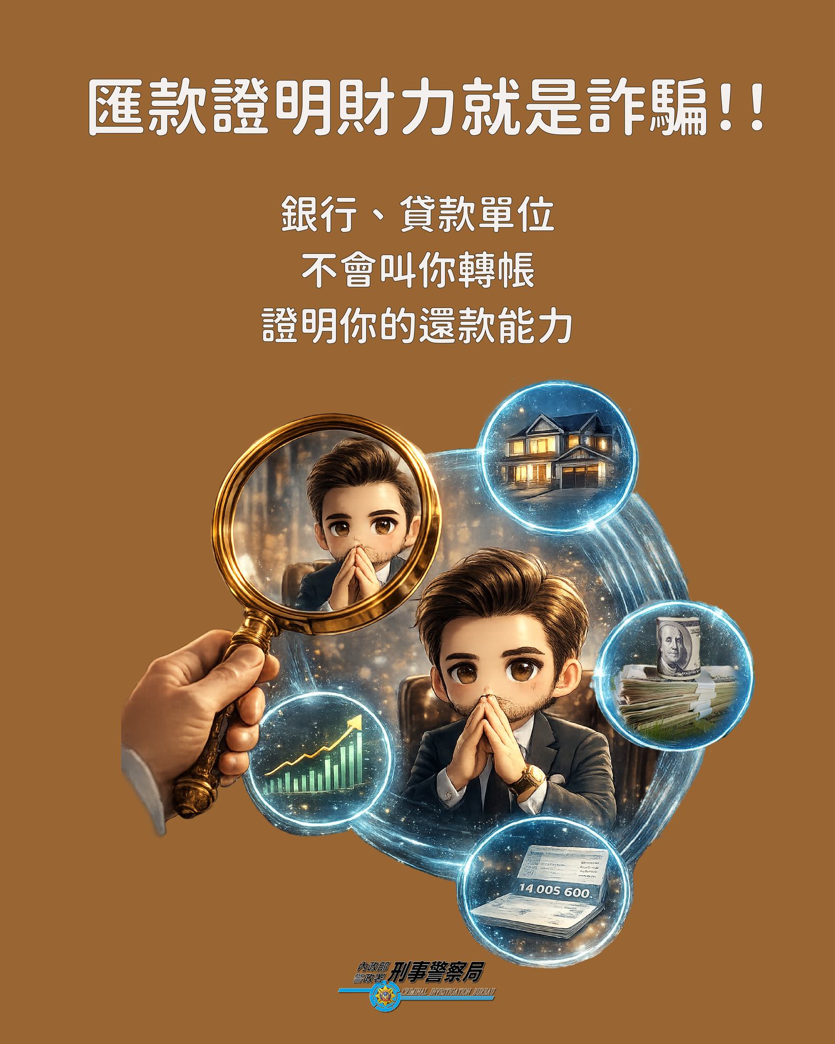 匯款證明財力就是詐騙